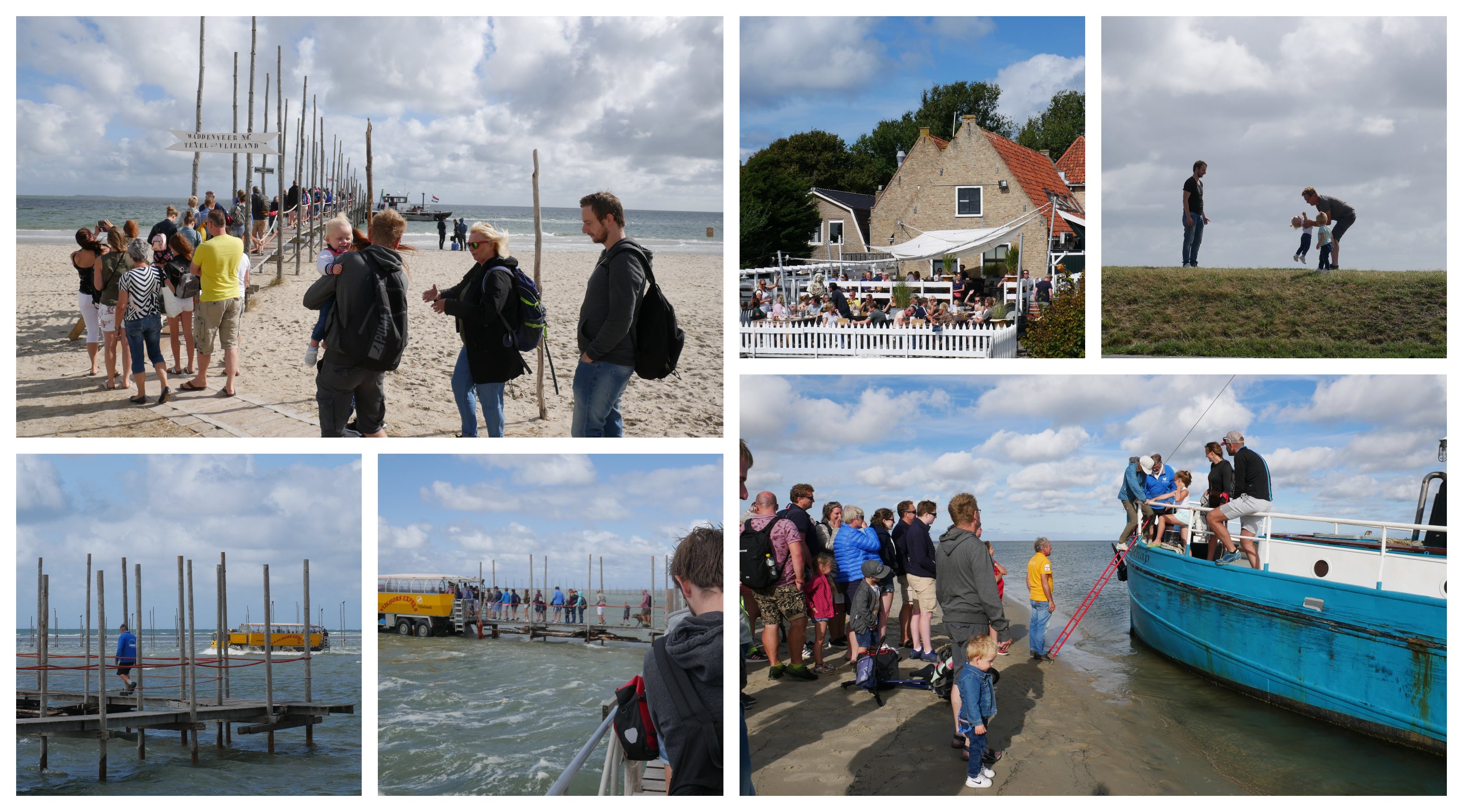 collage dagje vlieland