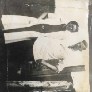 Simon Petrus en Maartje Bremer, getrouwd in 1946 zij namen na de oorlog de zaak over