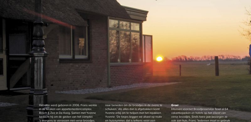 Broodjesservice Texel groeit En voorziet het hele eiland van verse broodjes