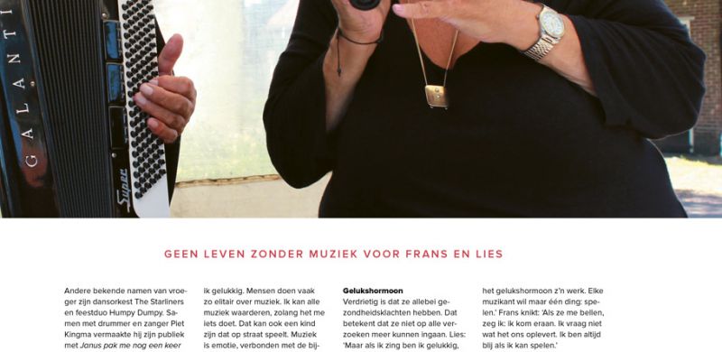 Geen leven zonder muziek voor Frans en Lies