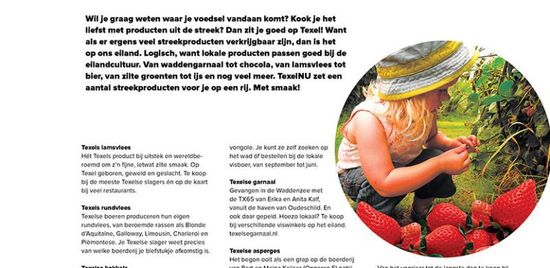 Texel barst van de streekproducten