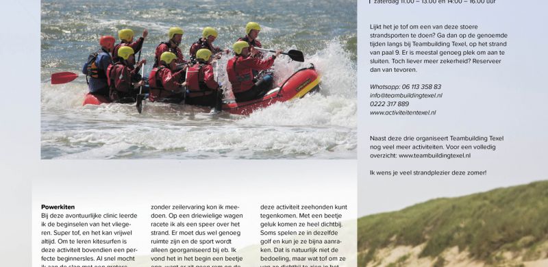 De stoerste strandactiviteiten vind je bij Teambuilding Texel