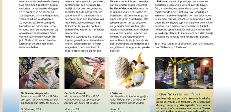 Voor SPARTELVERSE vis ga je naar Oudeschild
